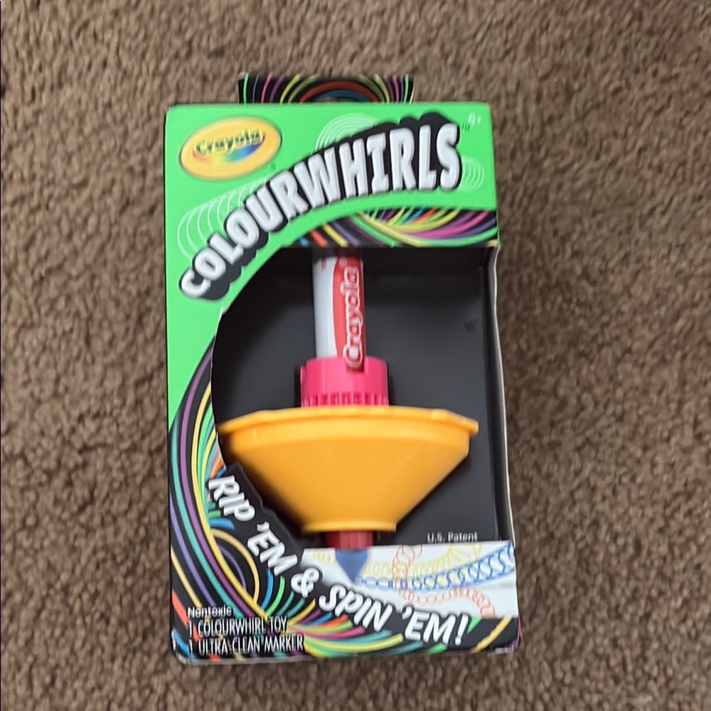 Crayola ColorTwirl Learning Toy Yellow and Red